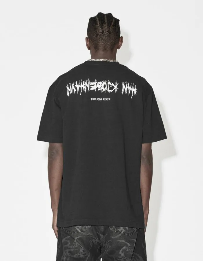 Men Tshirt Han Kjbenhavn Upside Down Boxy Tee SS