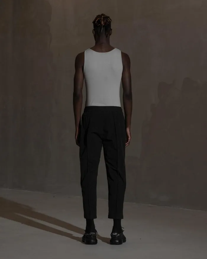 Men Trousers Han Kjbenhavn Cropped Track Trousers 8211 Ash Grey