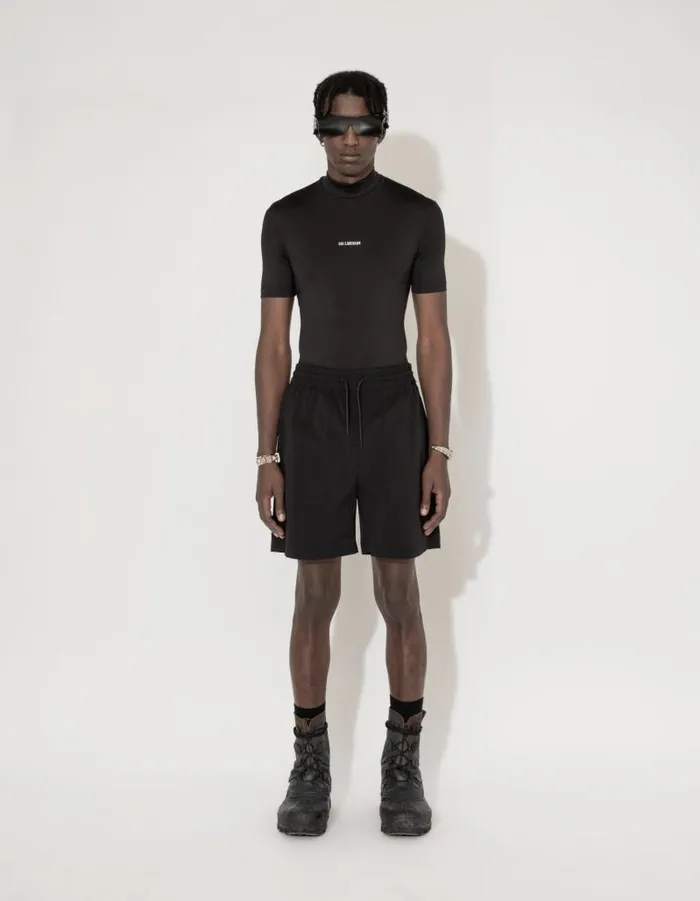 Men Trousers Han Kjbenhavn Nylon Track Shorts 8211 Black