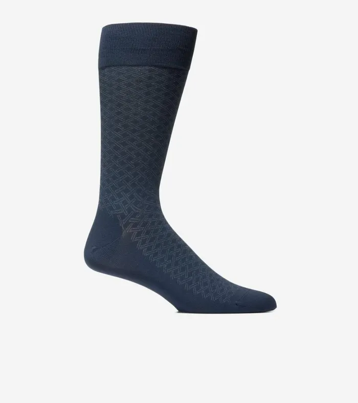 Microfiber Dress Socks Navy Blue Men Cole Haan Socks