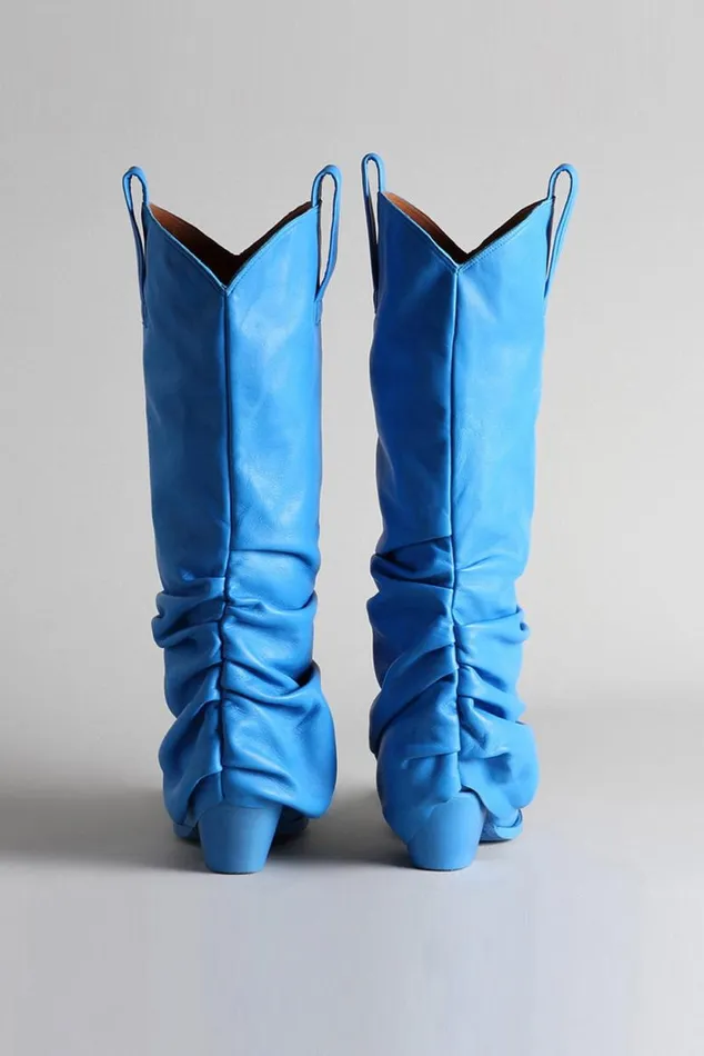 Mid Cowboy Boots 8211 Electric Blue Women R13 Shoes Mid Cowboy Boots 8211 Electric Blue Women R13 Shoes