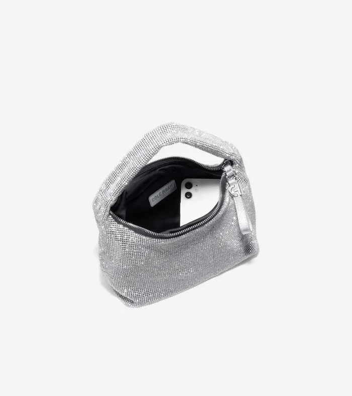 Mini Diamante Hobo Bag Diamante Women Cole Haan Shoulder Bags