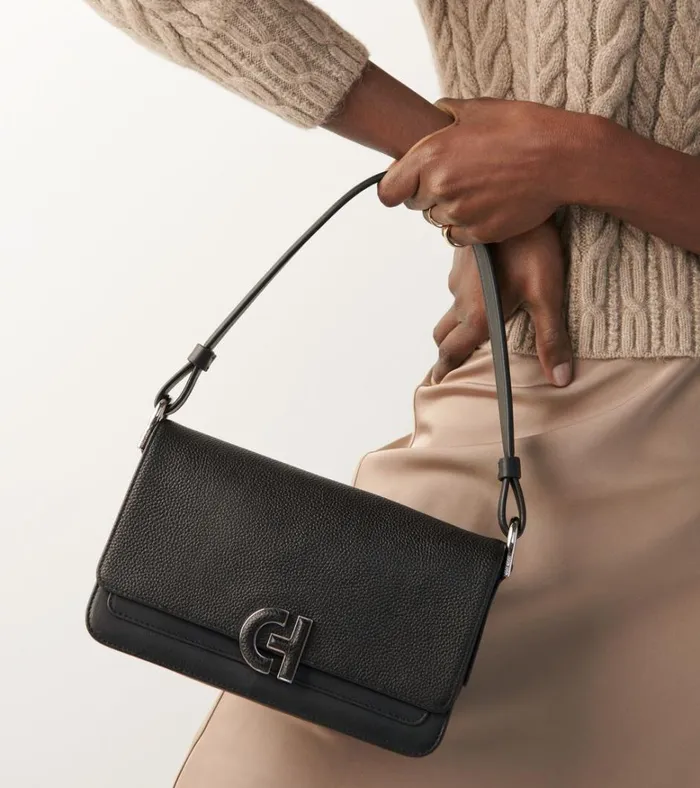Mini Shoulder Bag Black Women Cole Haan Shoulder Bags