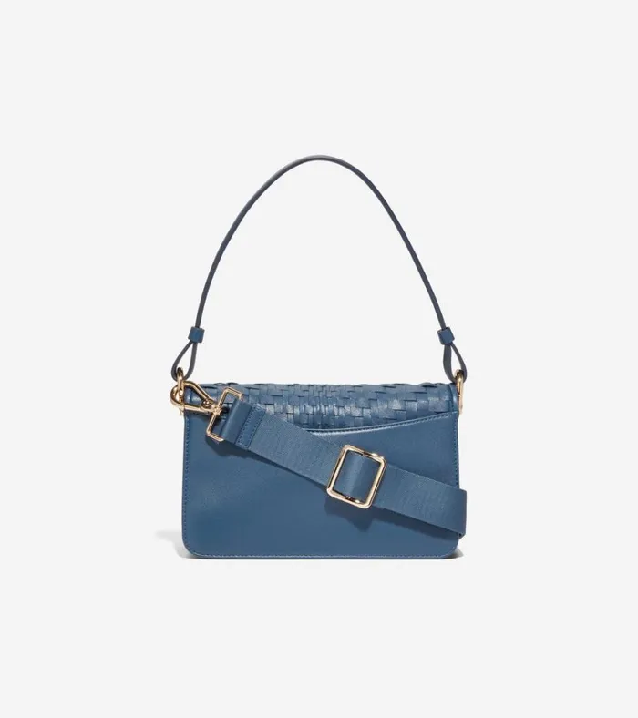 Mini Shoulder Bag Blue Wing Tealgenevieve Weave Women Cole Haan Shoulder Bags