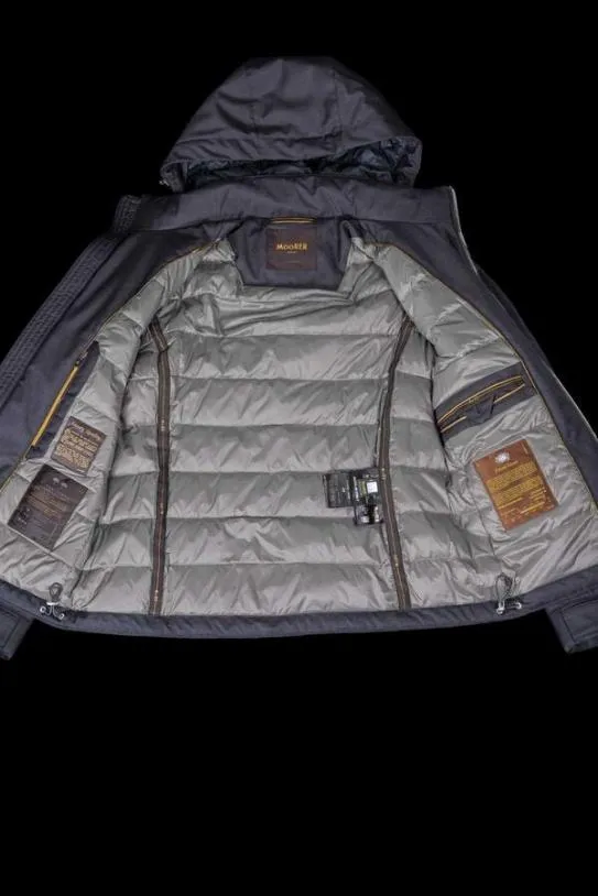 MooRER ALBINIPUM Dark Grey Men Jackets