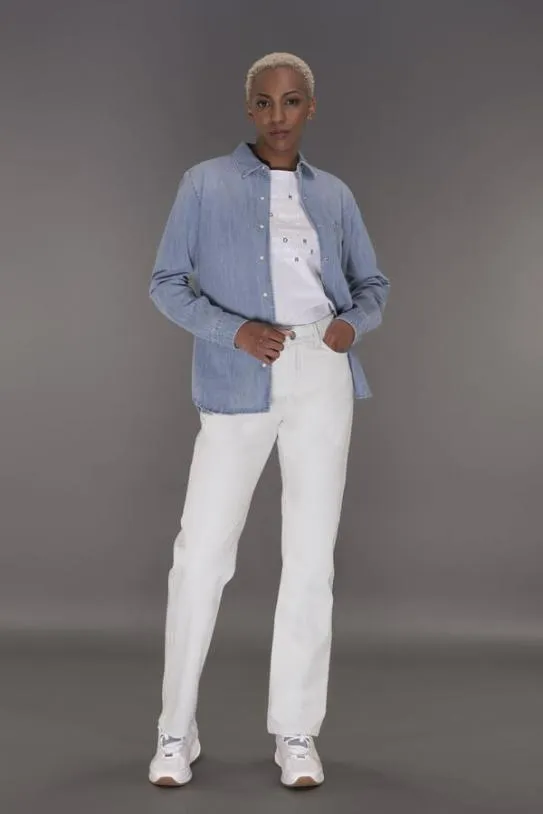 MooRER ALIZELGD Lightdenim Women Shirts