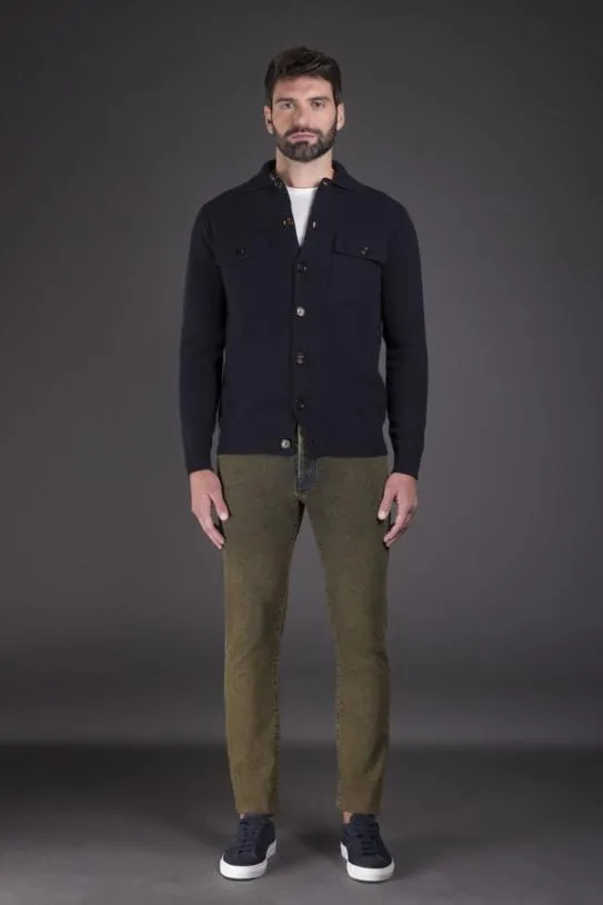 MooRER ALLYNWS3 Marine Men Knitwear