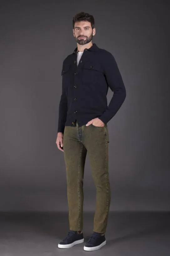 MooRER ALLYNWS3 Marine Men Knitwear