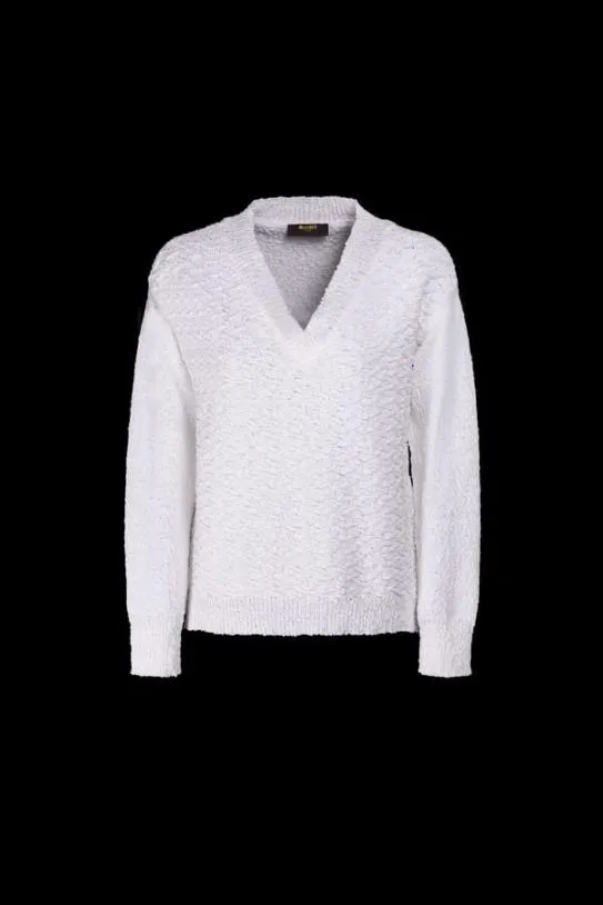 MooRER ARPERCOB Bianco Women Knitwear
