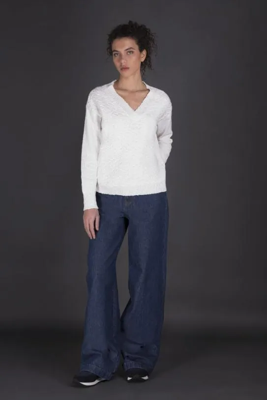 MooRER ARPERCOB Bianco Women Knitwear