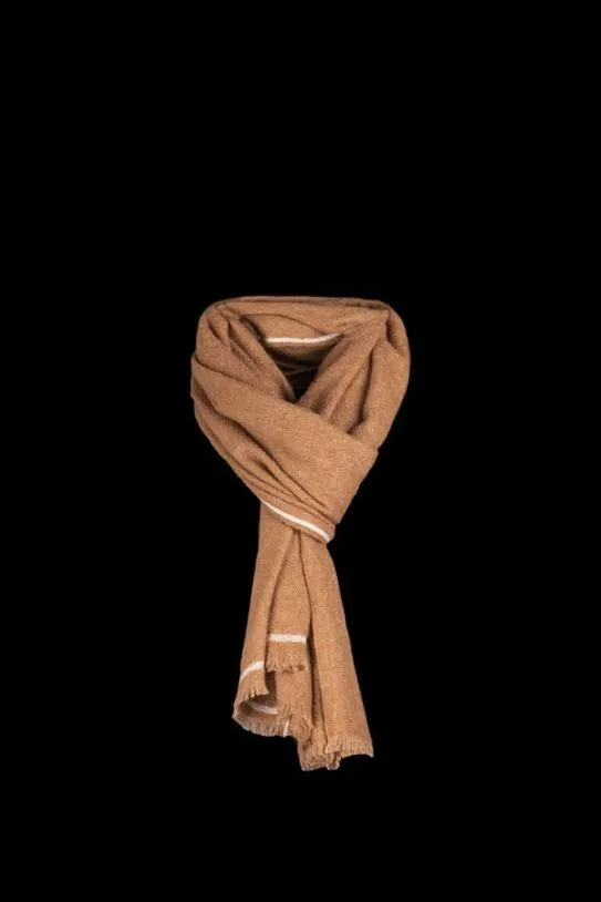 MooRER AUGUSTINEVNA Natural Brown WomenMen Scarves And Gloves