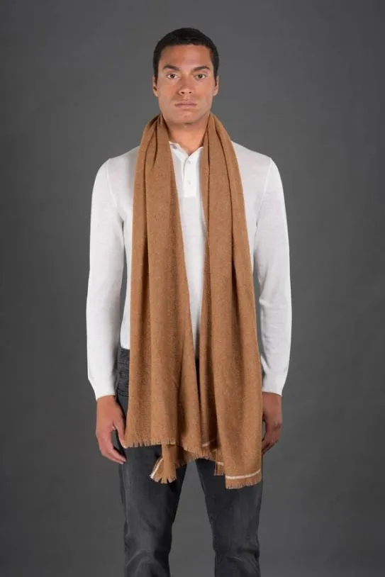 MooRER AUGUSTINEVNA Natural Brown WomenMen Scarves And Gloves