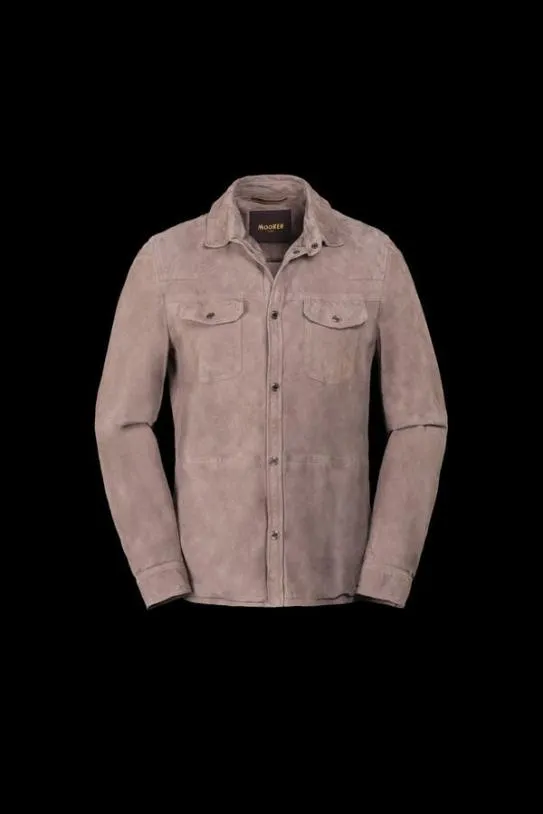 MooRER BAZILLEURV Tortora Men Jackets