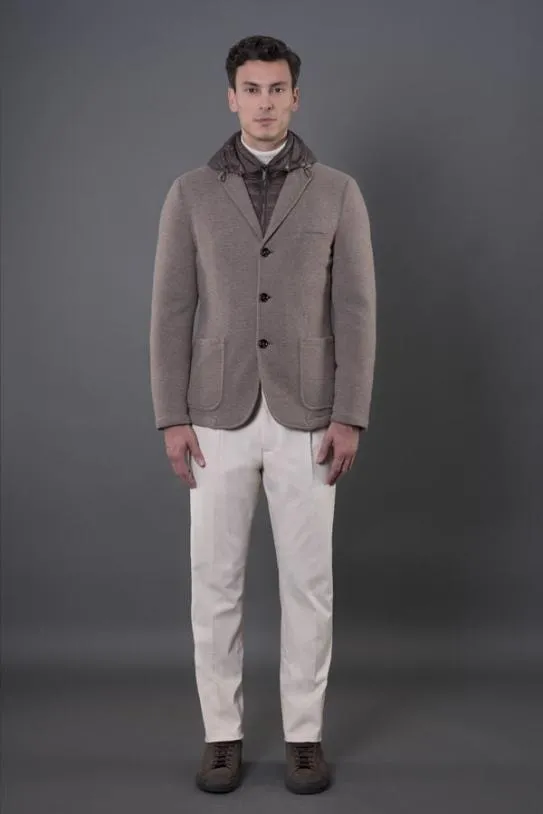 MooRER BELLOTTOMRW Taupe Men Jackets