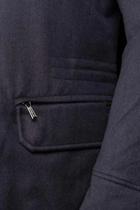 MooRER BERNIERFURILD Blu Grey Men Jackets