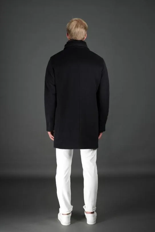 MooRER BONDFURLE Navy Men Jackets