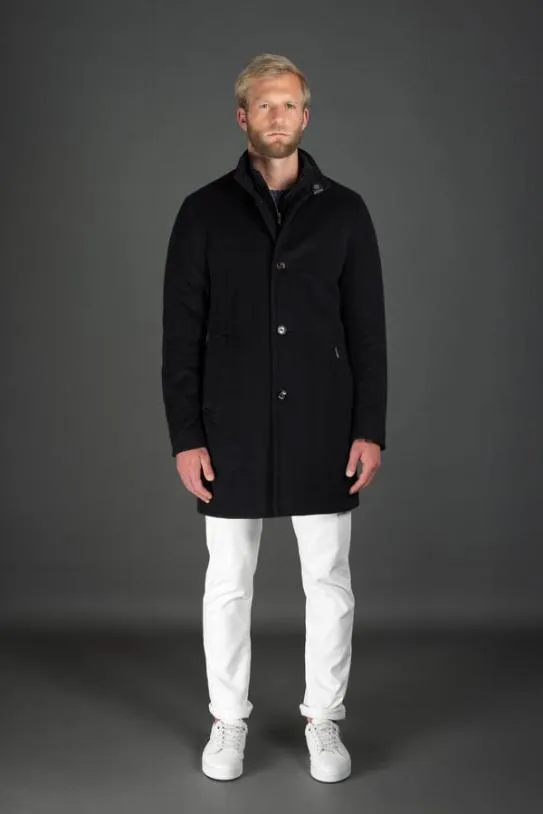 MooRER BONDFURLE Navy Men Jackets