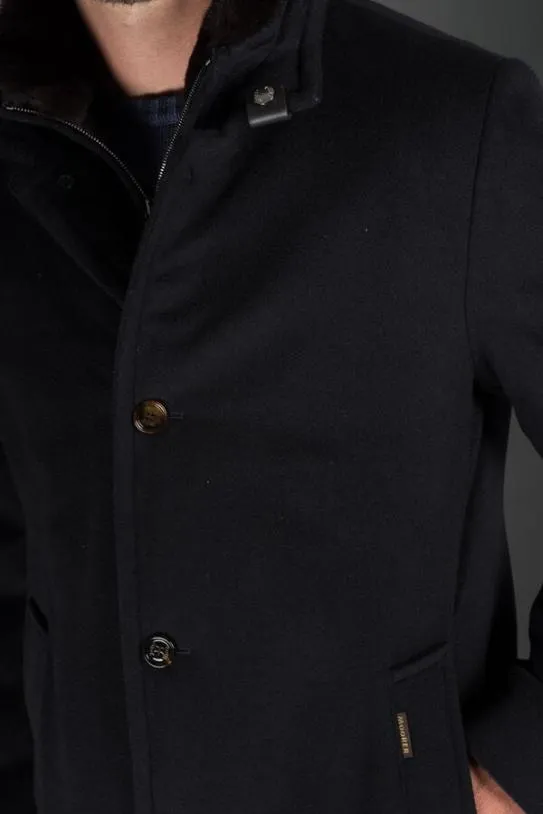 MooRER BONDFURLE Navy Men Jackets