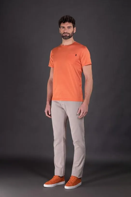 MooRER BRUZIOJCL Arancio Men Tshirts And Polos