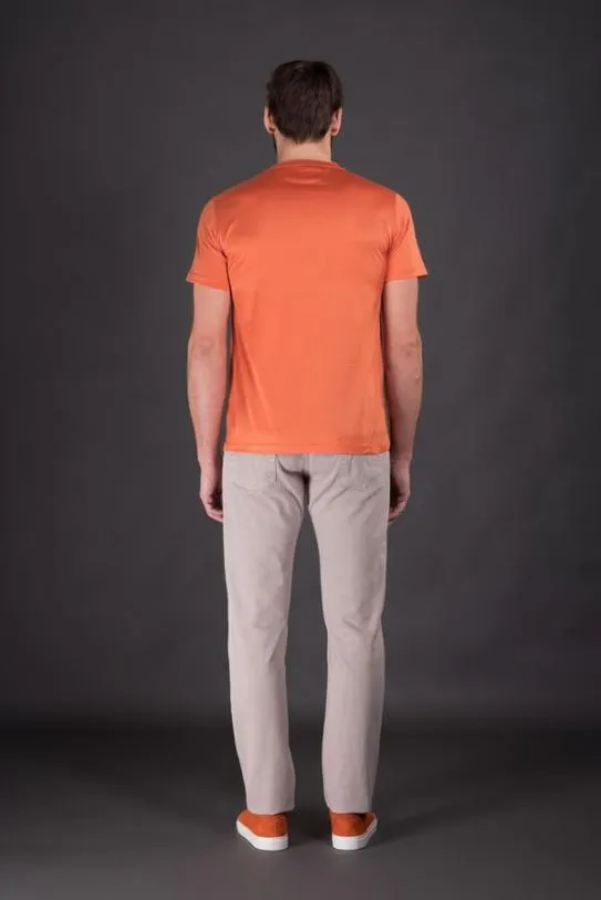 MooRER BRUZIOJCL Arancio Men Tshirts And Polos
