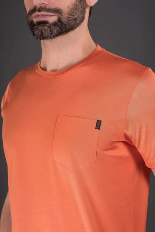 MooRER BRUZIOJCL Arancio Men Tshirts And Polos