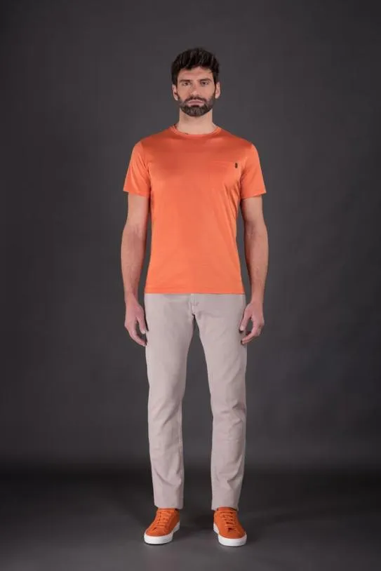 MooRER BRUZIOJCL Arancio Men Tshirts And Polos