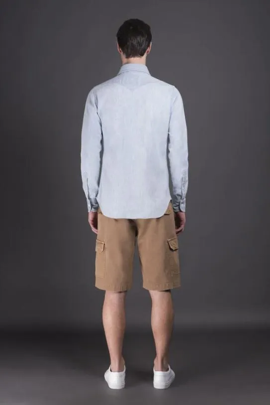 MooRER COLTEND07 Sky Men Shirts