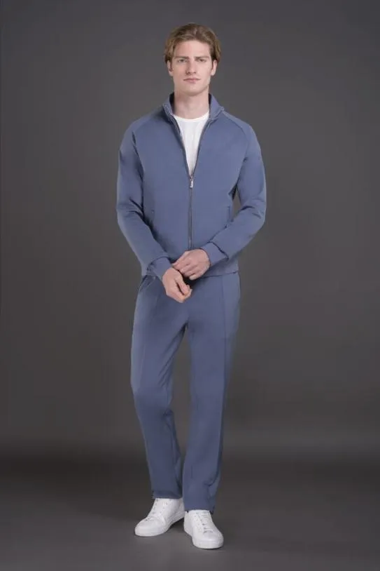 MooRER CUPER TUTAIT Blu Men Sweatshirts And Tracksuits