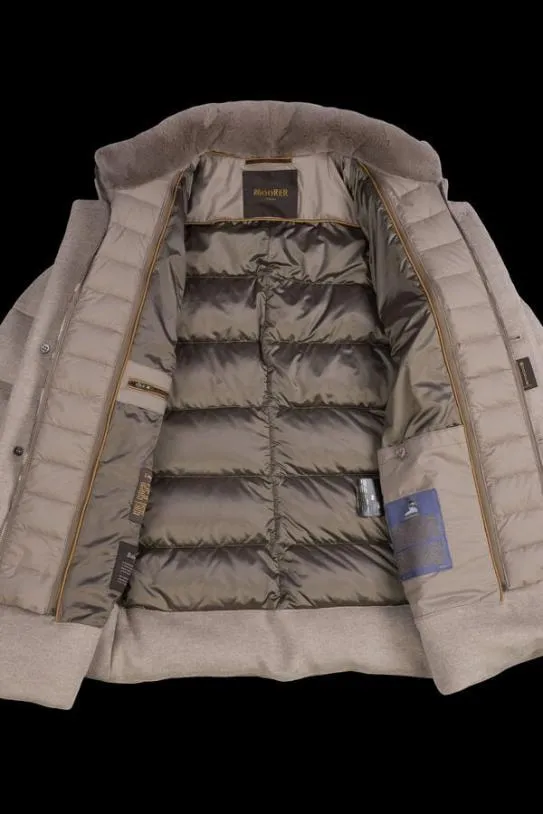 MooRER DALTONEDB Camel Men Jackets