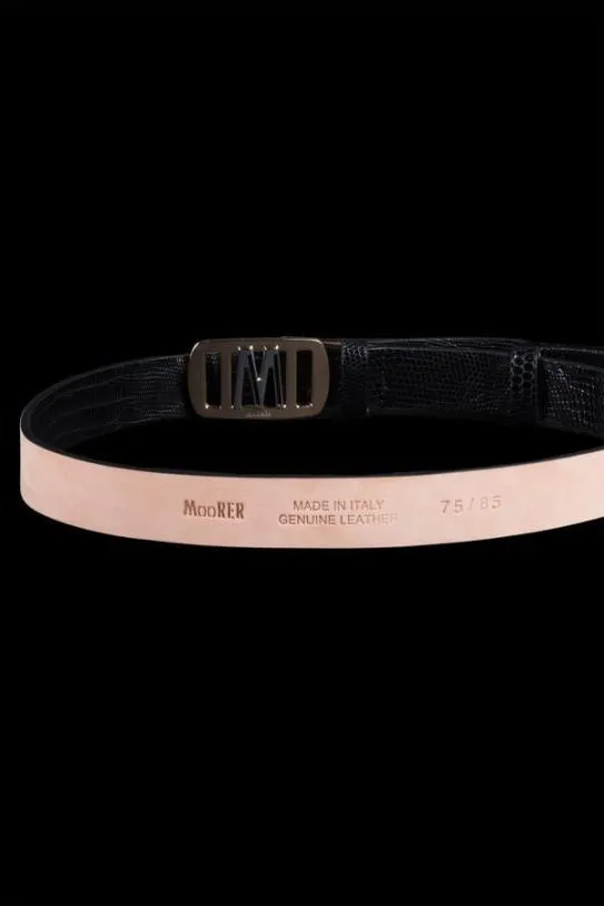 MooRER EDVIGENSE Nero Women Belts