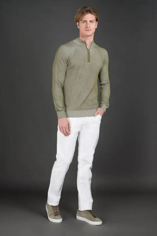 MooRER FEDROVSP Pistacchiobianco Men Knitwear