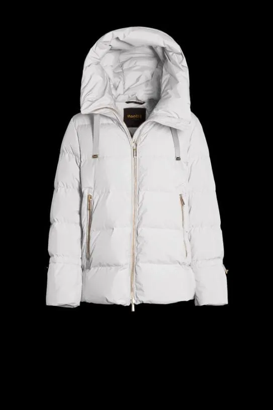 MooRER GADIASTP Blanc Women Puffers