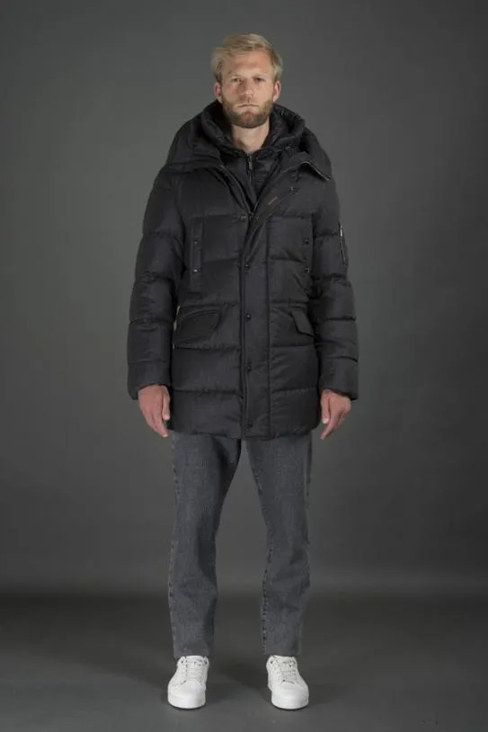 MooRER GRIMAFFL Antracite Men Jackets
