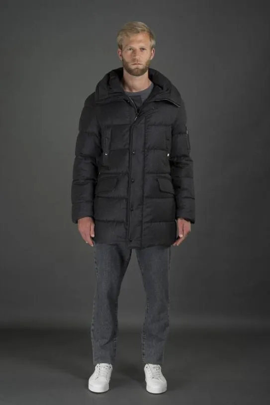MooRER GRIMAFFL Antracite Men Jackets