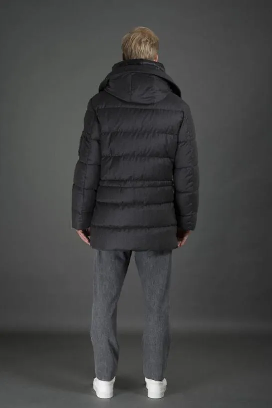 MooRER GRIMAFFL Antracite Men Jackets