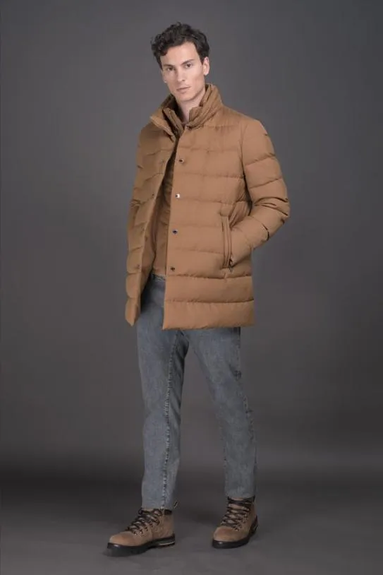 MooRER IMELPUM Camel Men Jackets