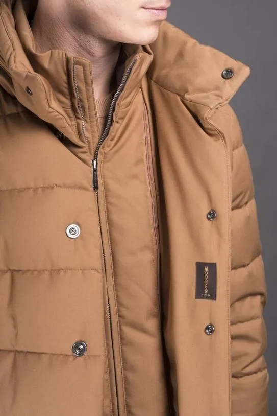 MooRER IMELPUM Camel Men Jackets