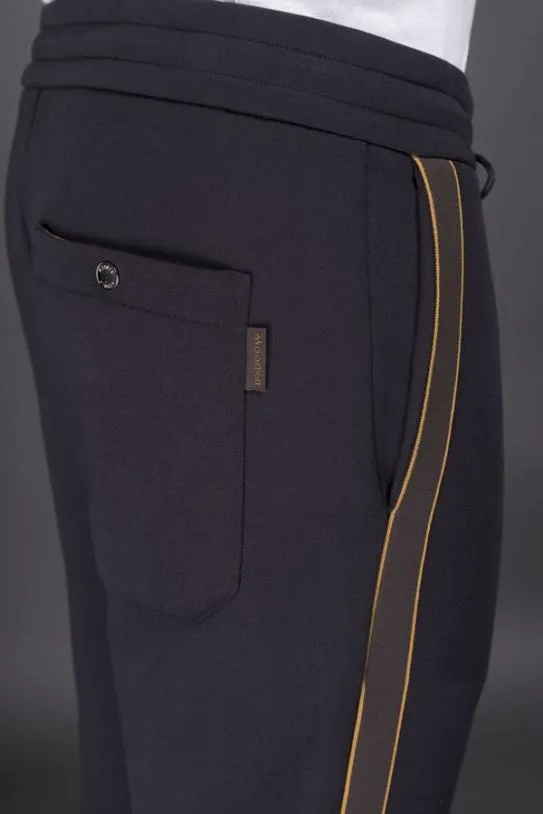MooRER JAIDEN PANTALONESFT Blu Men Sweatshirts And Tracksuits