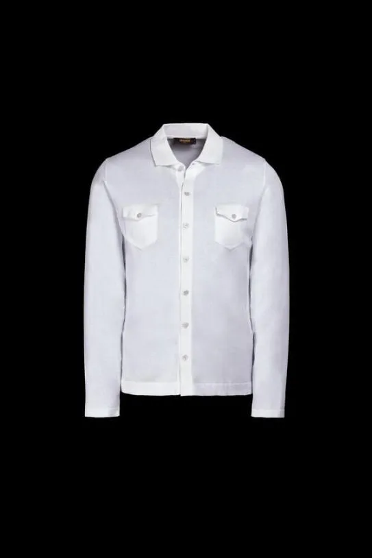 MooRER JAMISONSSP Bianco Men Shirts