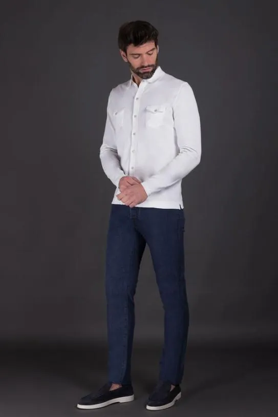 MooRER JAMISONSSP Bianco Men Shirts