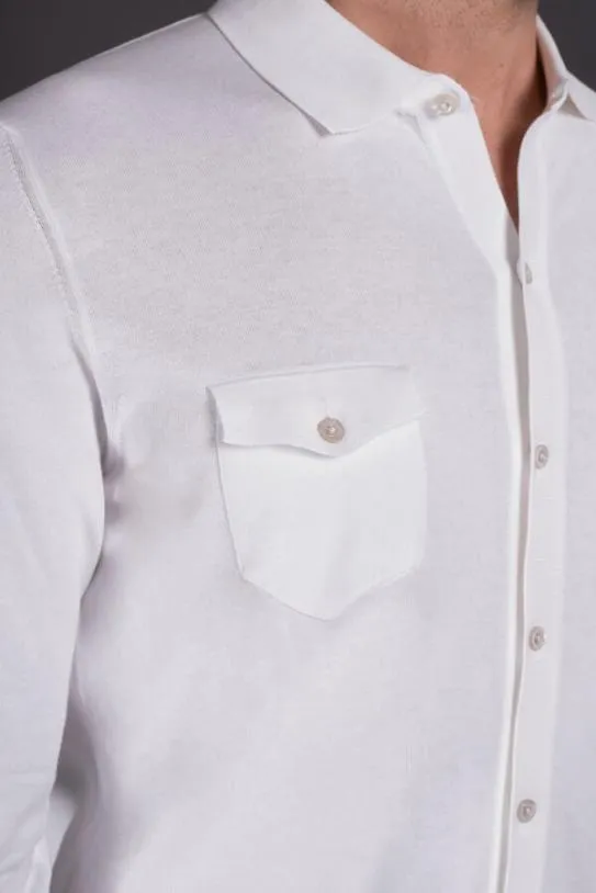 MooRER JAMISONSSP Bianco Men Shirts