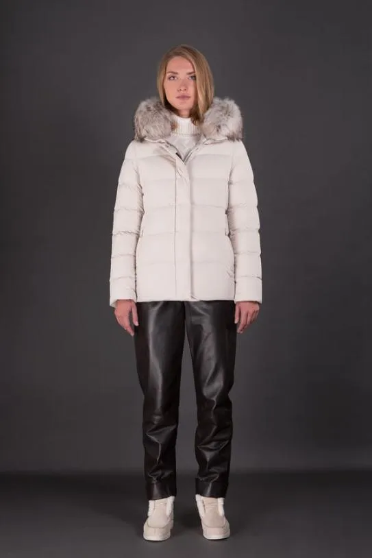 MooRER KILIEFURKN Ivory Women Jackets