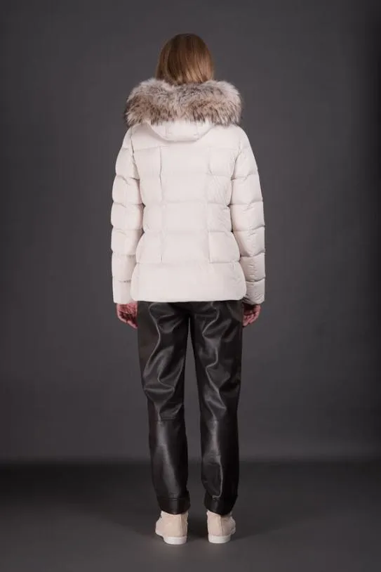 MooRER KILIEFURKN Ivory Women Jackets