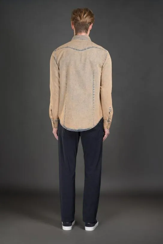 MooRER LARRIE31A Albicocca Men Shirts