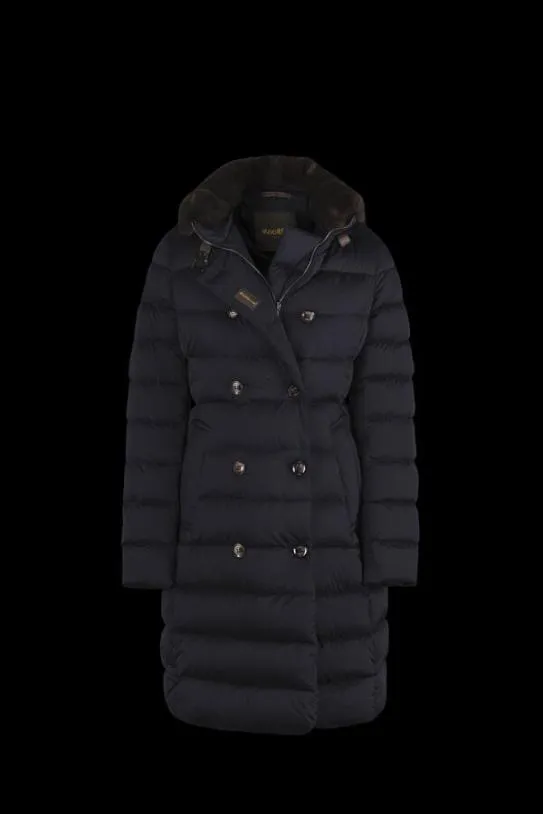 MooRER LONGANS3 Darkblu Women Coats