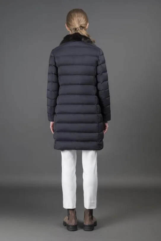 MooRER LONGANS3 Darkblu Women Coats