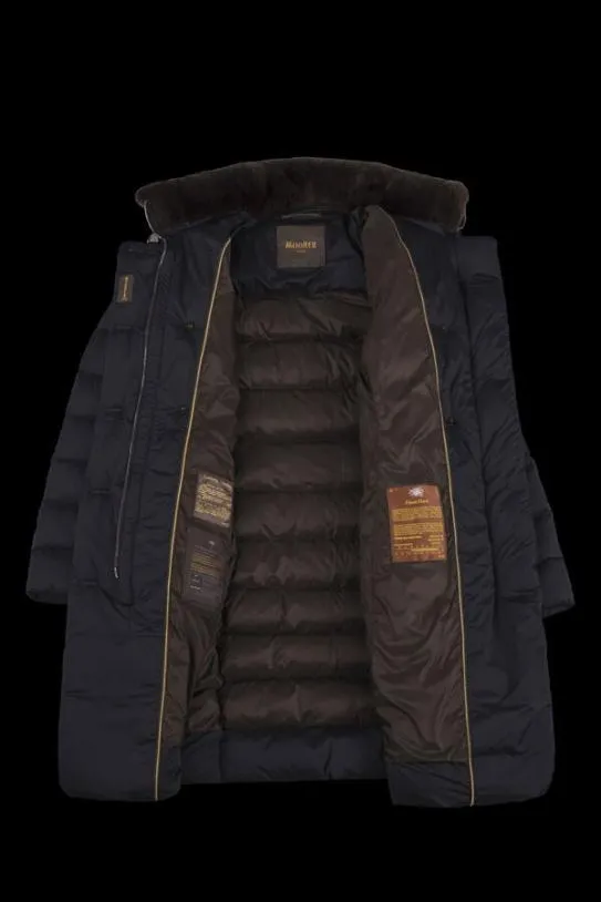 MooRER LONGANS3 Darkblu Women Coats