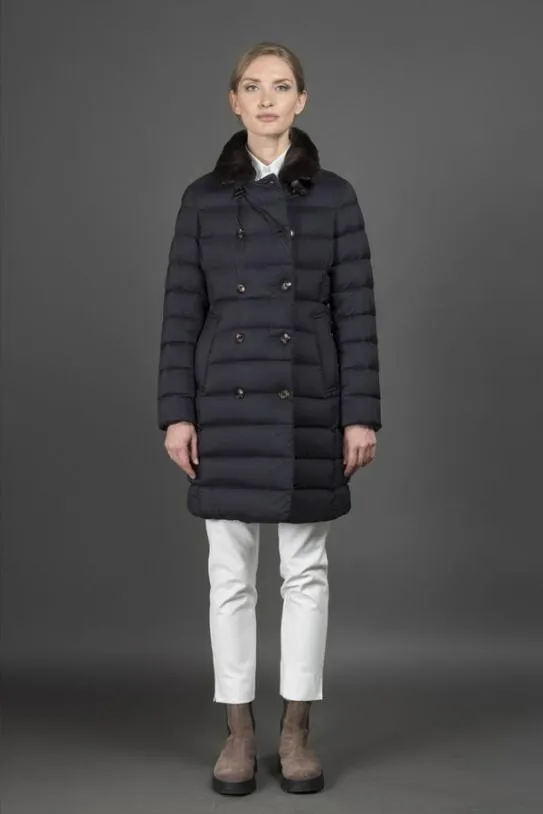 MooRER LONGANS3 Darkblu Women Coats