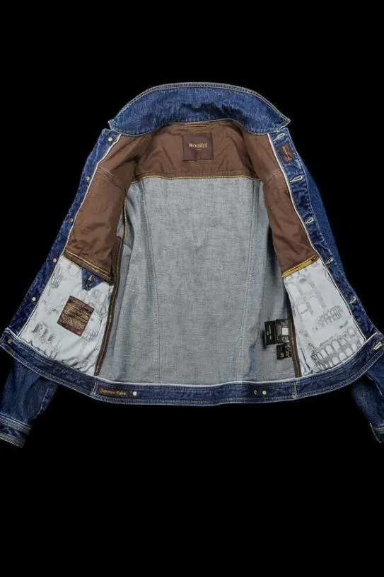 MooRER LOVERE104 Blu Men Jackets