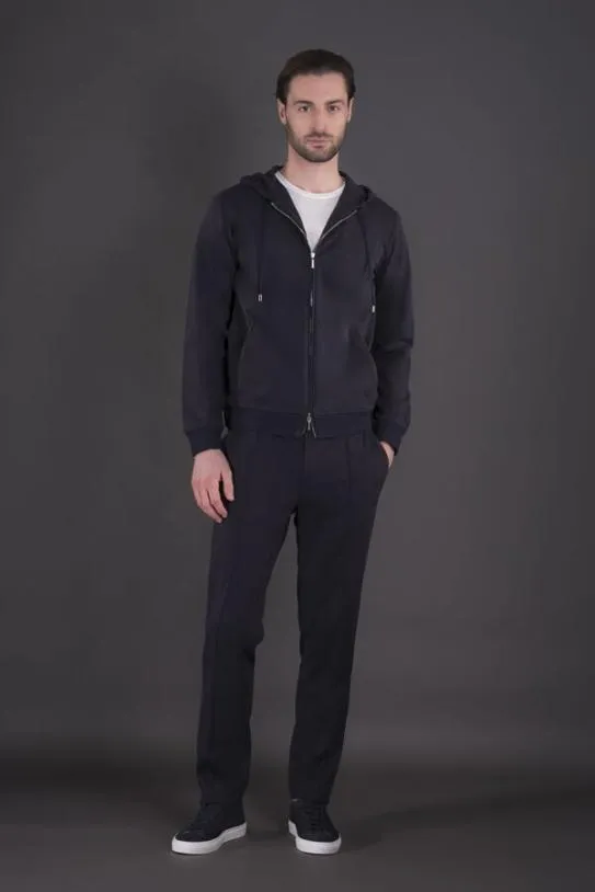 MooRER MATTHEW FELPAJ Navy Men Sweatshirts And Tracksuits